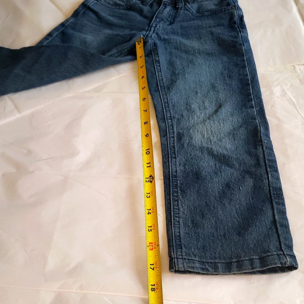 Six Lincoln New York Kids Toddler Size 4 Slim Fit Straight Leg Jeans Denim EUC